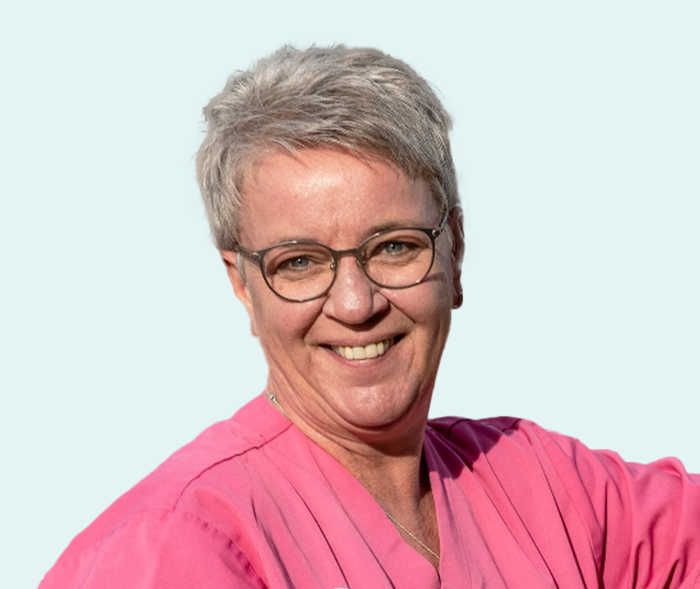 Porträt von Breast Care Nurse Birte Schlinkmeier.