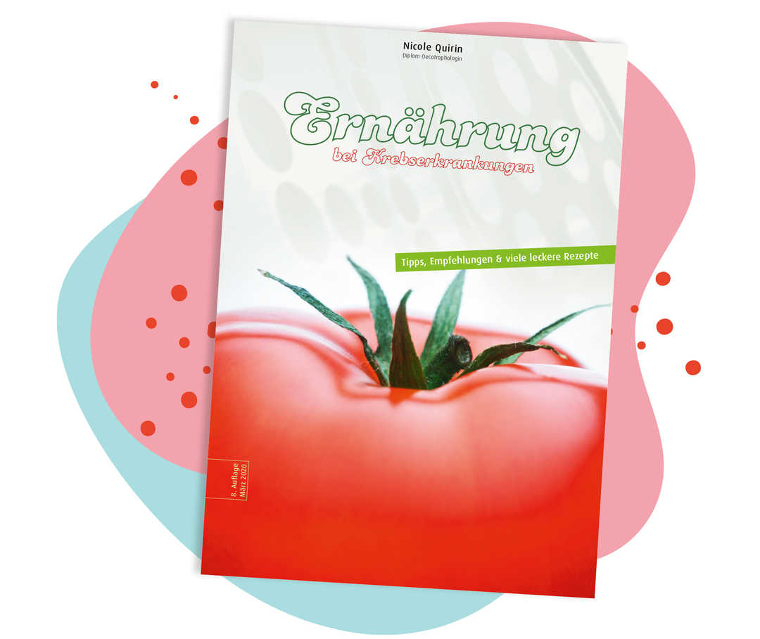 Leben mit Brustkrebs: Teaserbild zur Broschüre „Ernährung bei Krebserkrankungen“