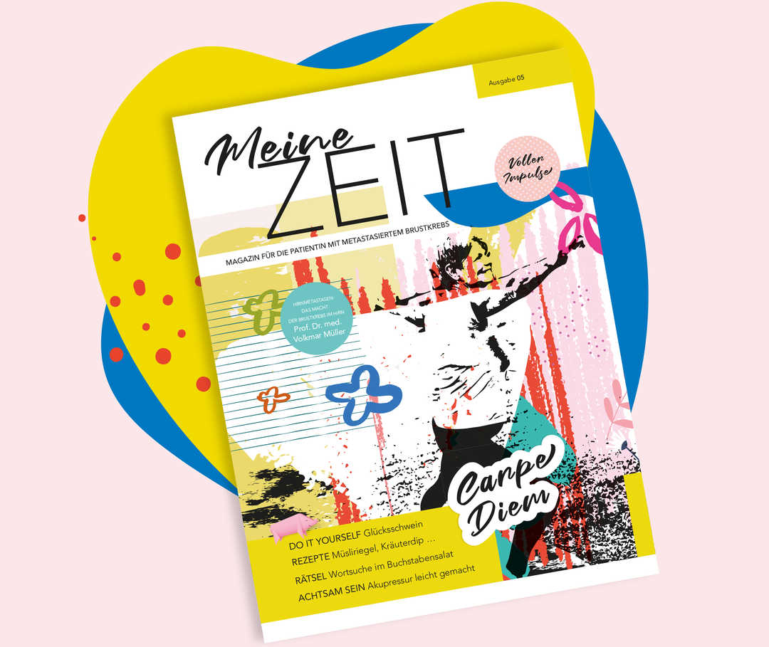 Vorschaubild des Patientenmagazins "Meine Zeit", Aufgabe Nr. 5